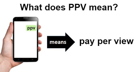 ppv meaninf|PPV Definition & Meaning